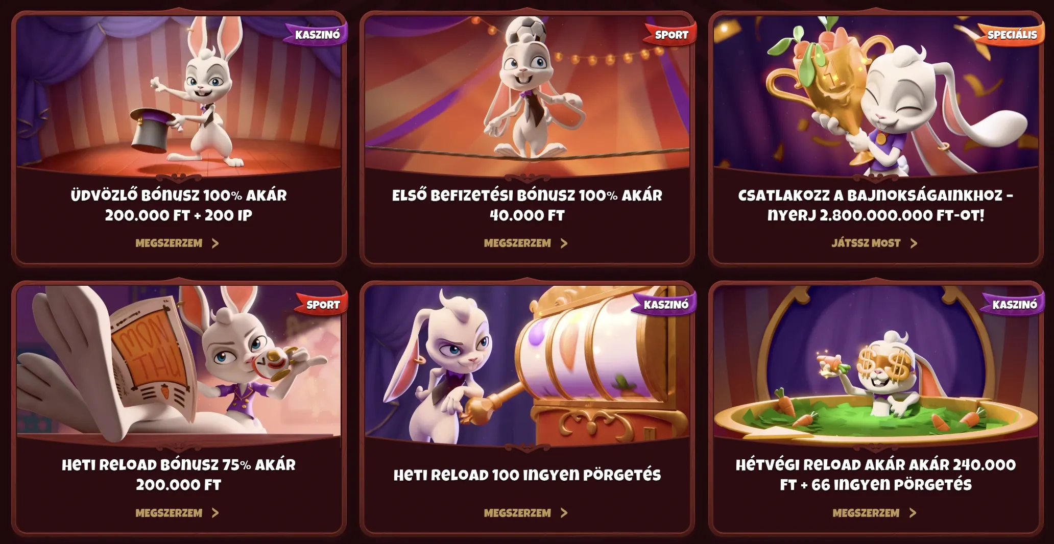 Magius Kaszinó Promóciók