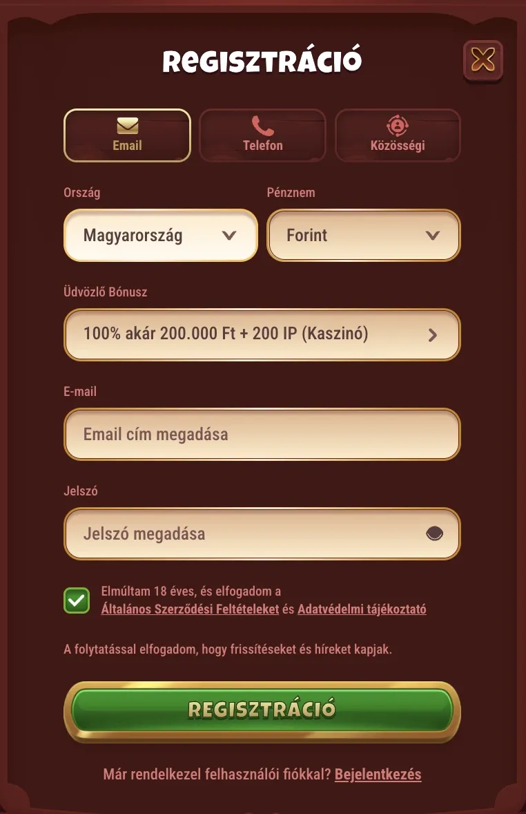 Magius Casino Regisztráció