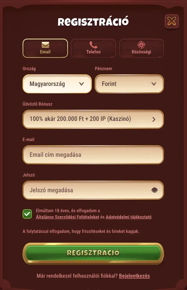 Magius Casino Regisztráció